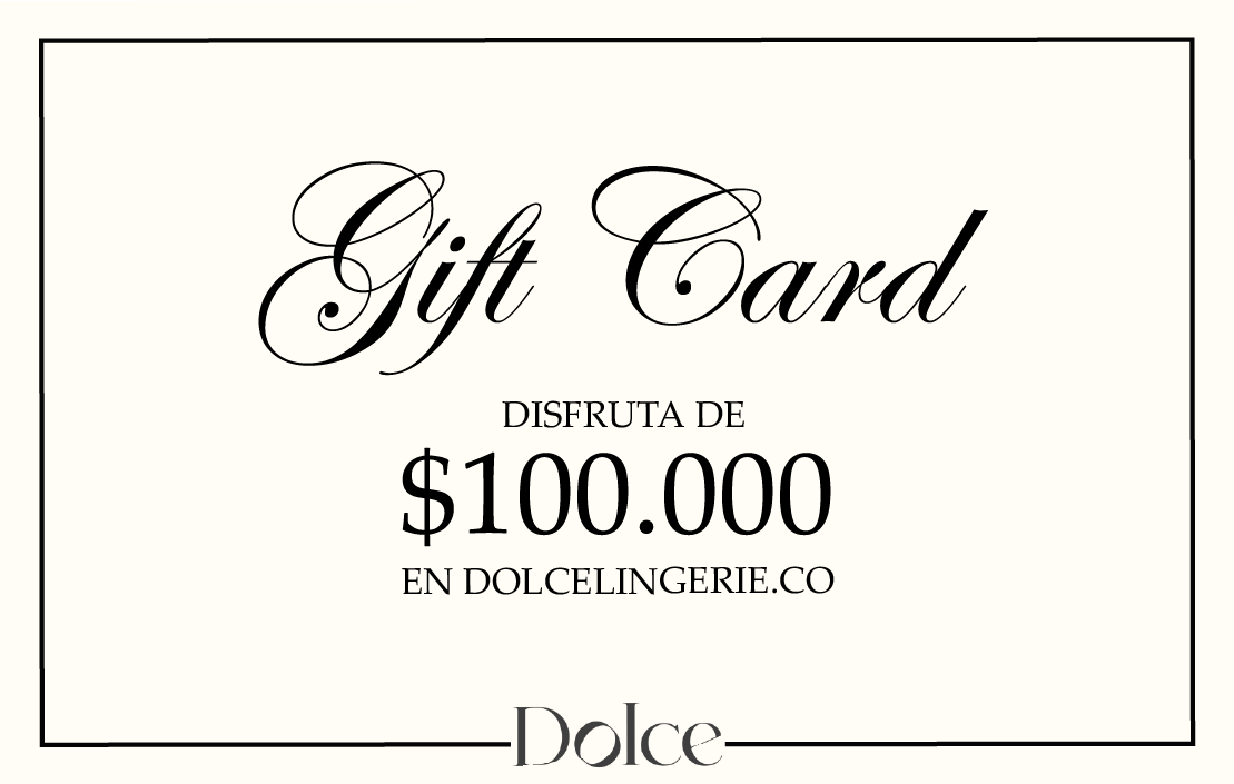 Tarjeta de Regalo Dolce